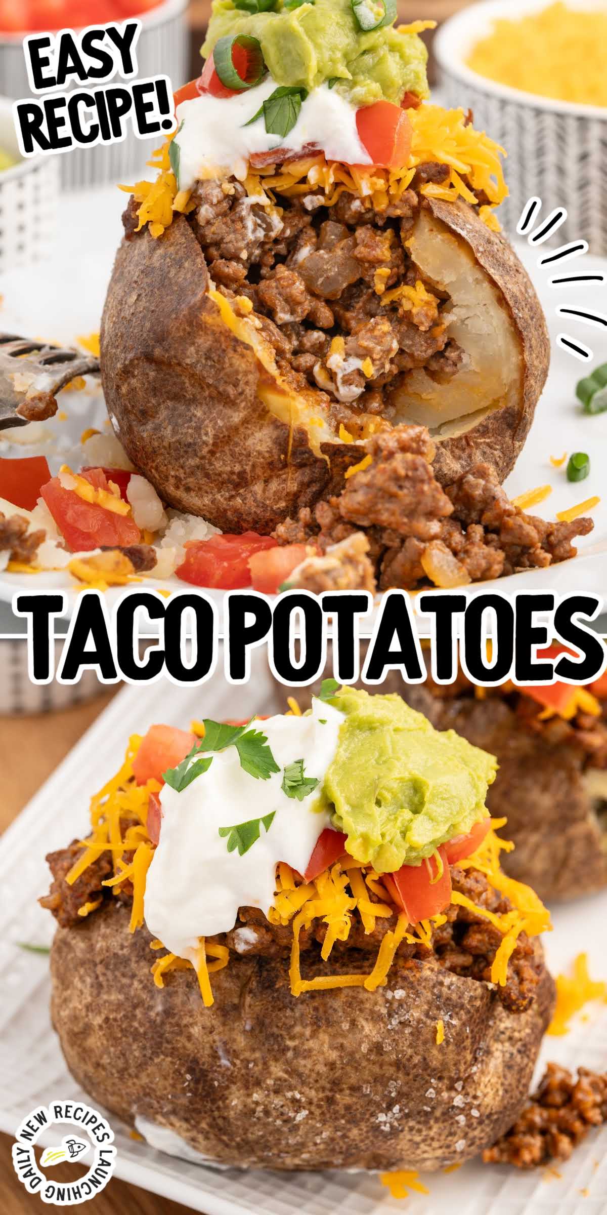 Baked Potato Tacos - Spaceships and Laser Beams