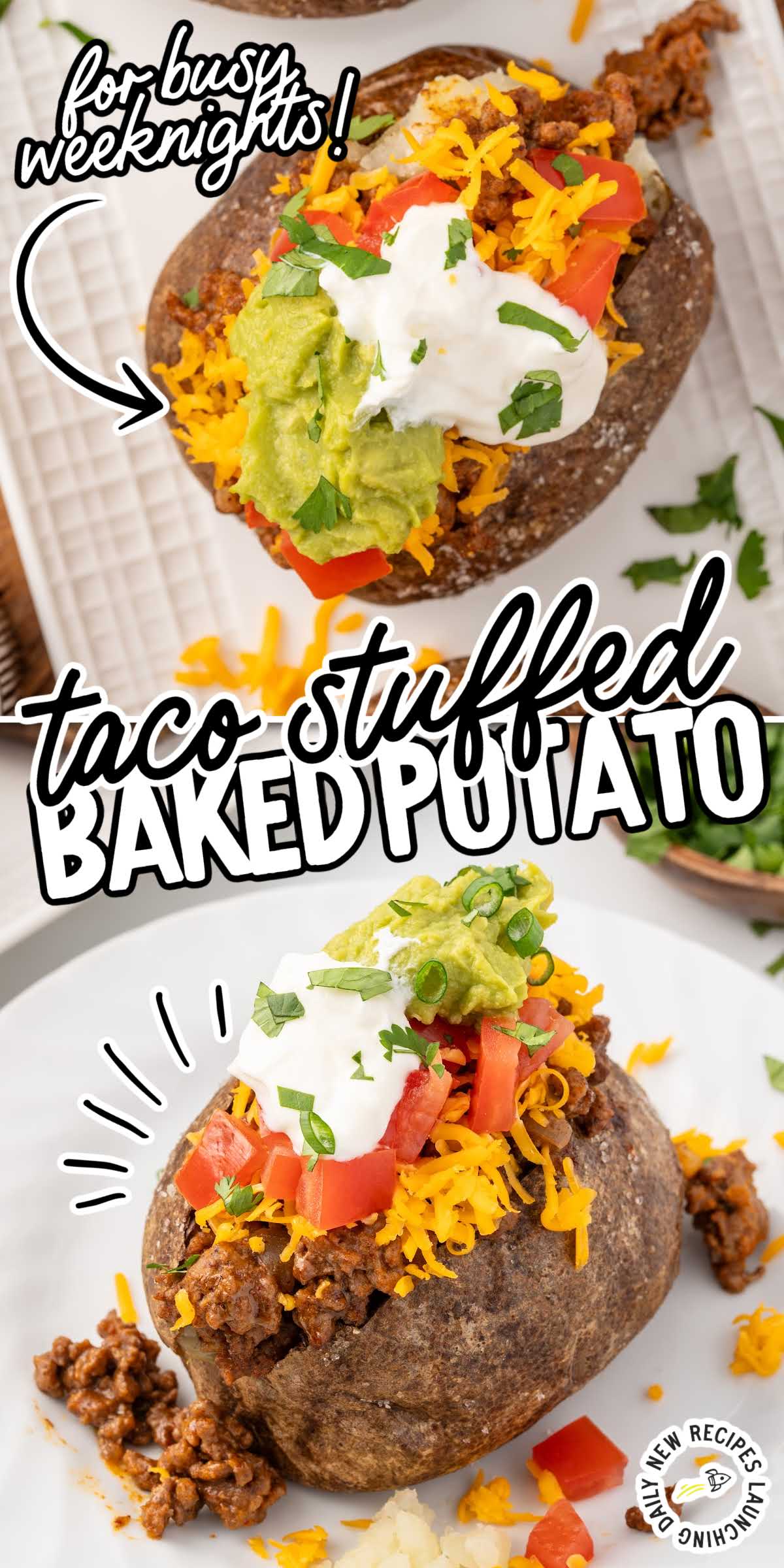 Baked Potato Tacos - Spaceships and Laser Beams