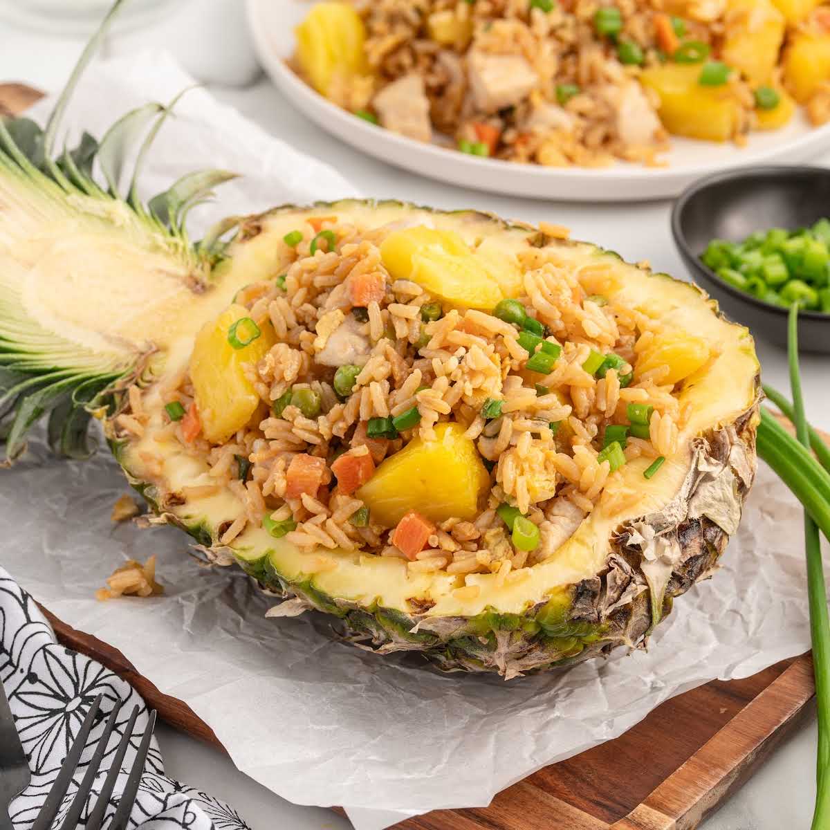 Pineapple Chicken Fried Rice - Spaceships and Laser Beams