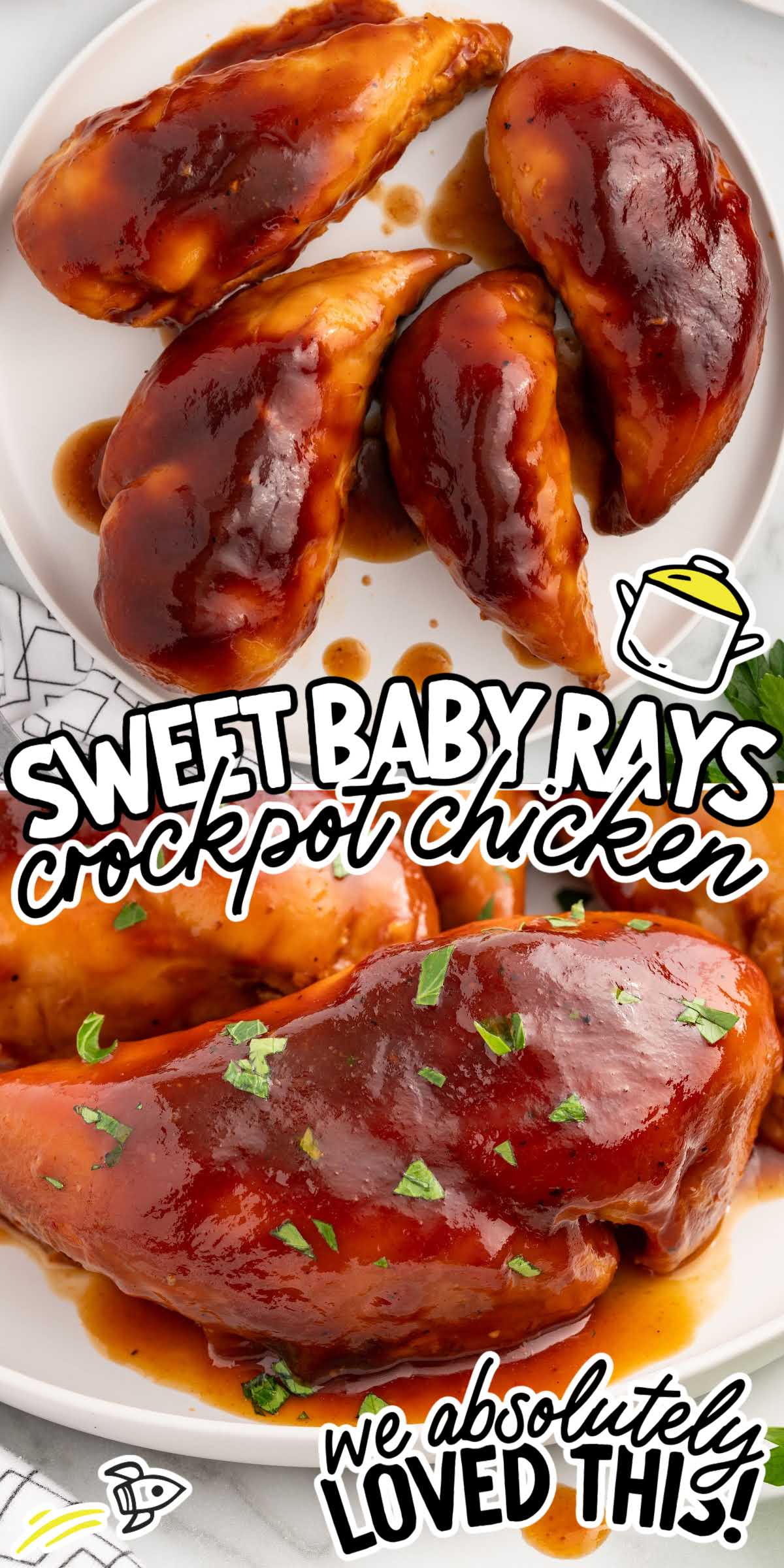 Sweet Baby Rays Crockpot Chicken Spaceships and Laser Beams