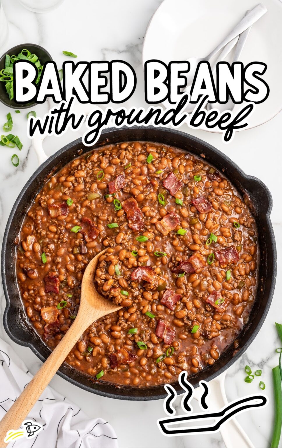 Baked Beans with Ground Beef - Spaceships and Laser Beams