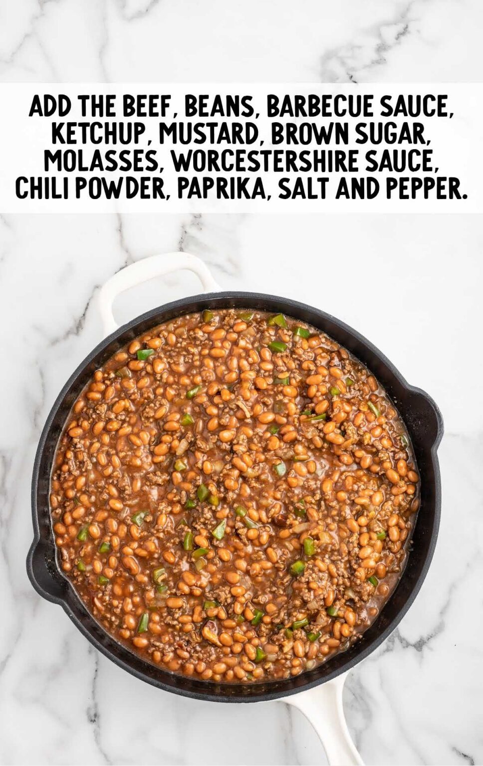 Baked Beans with Ground Beef - Spaceships and Laser Beams