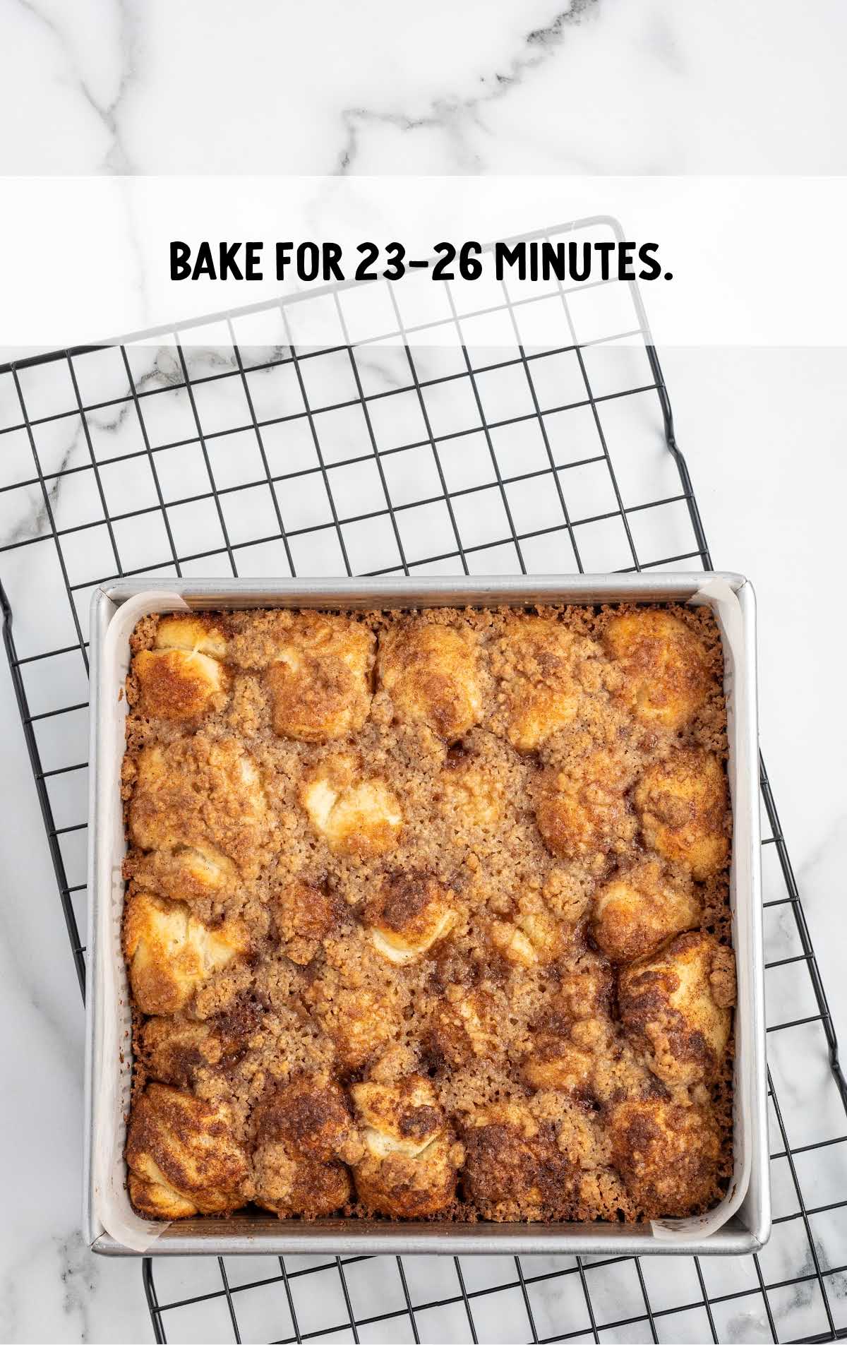 cinnamon bread baked in a baking pan