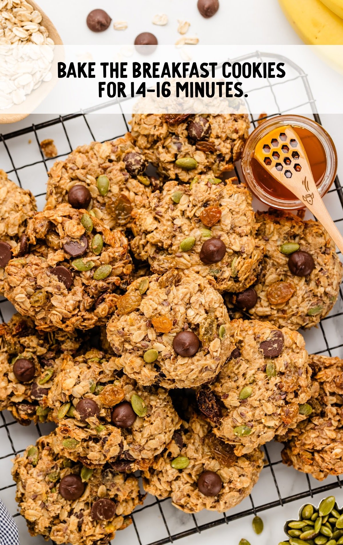 cookies piled on a baking sheet