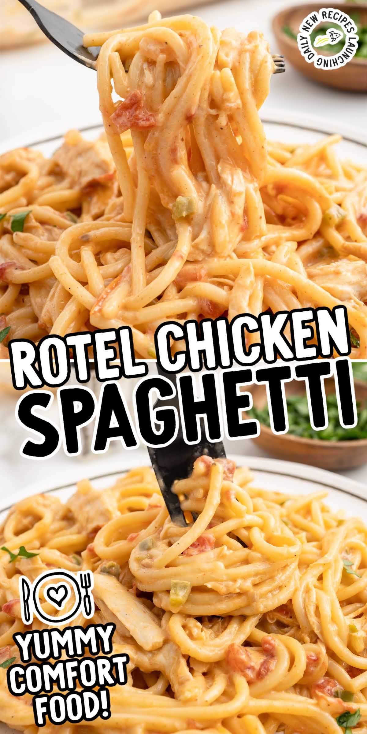 Rotel Chicken Spaghetti - Spaceships And Laser Beams