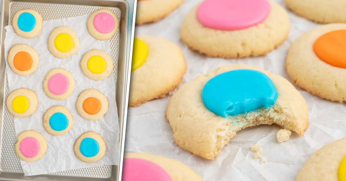 Thumbprint Cookies with Icing - Spaceships and Laser Beams