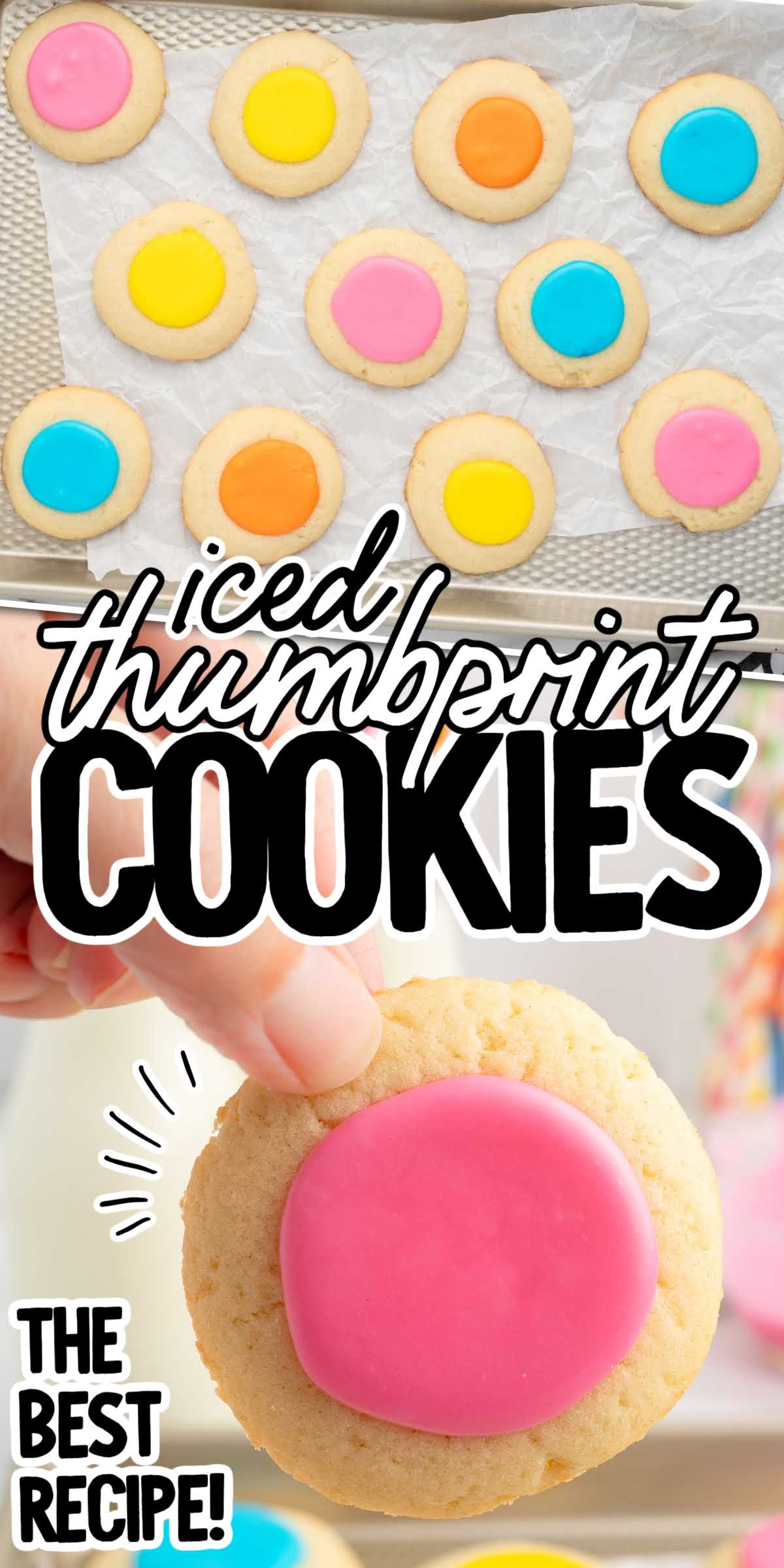 Thumbprint Cookies with Icing - Spaceships and Laser Beams