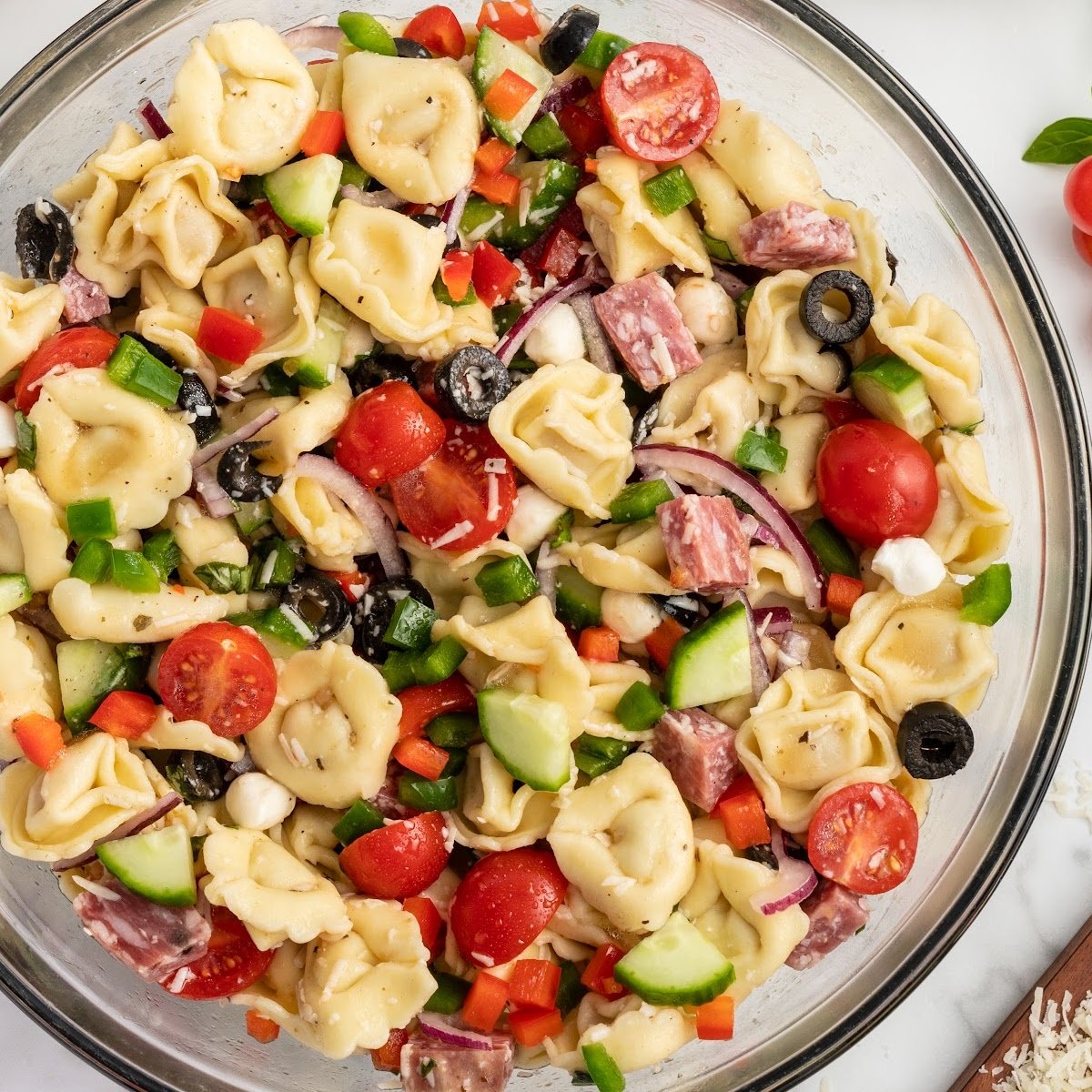 Tortellini Pasta Salad - Spaceships and Laser Beams