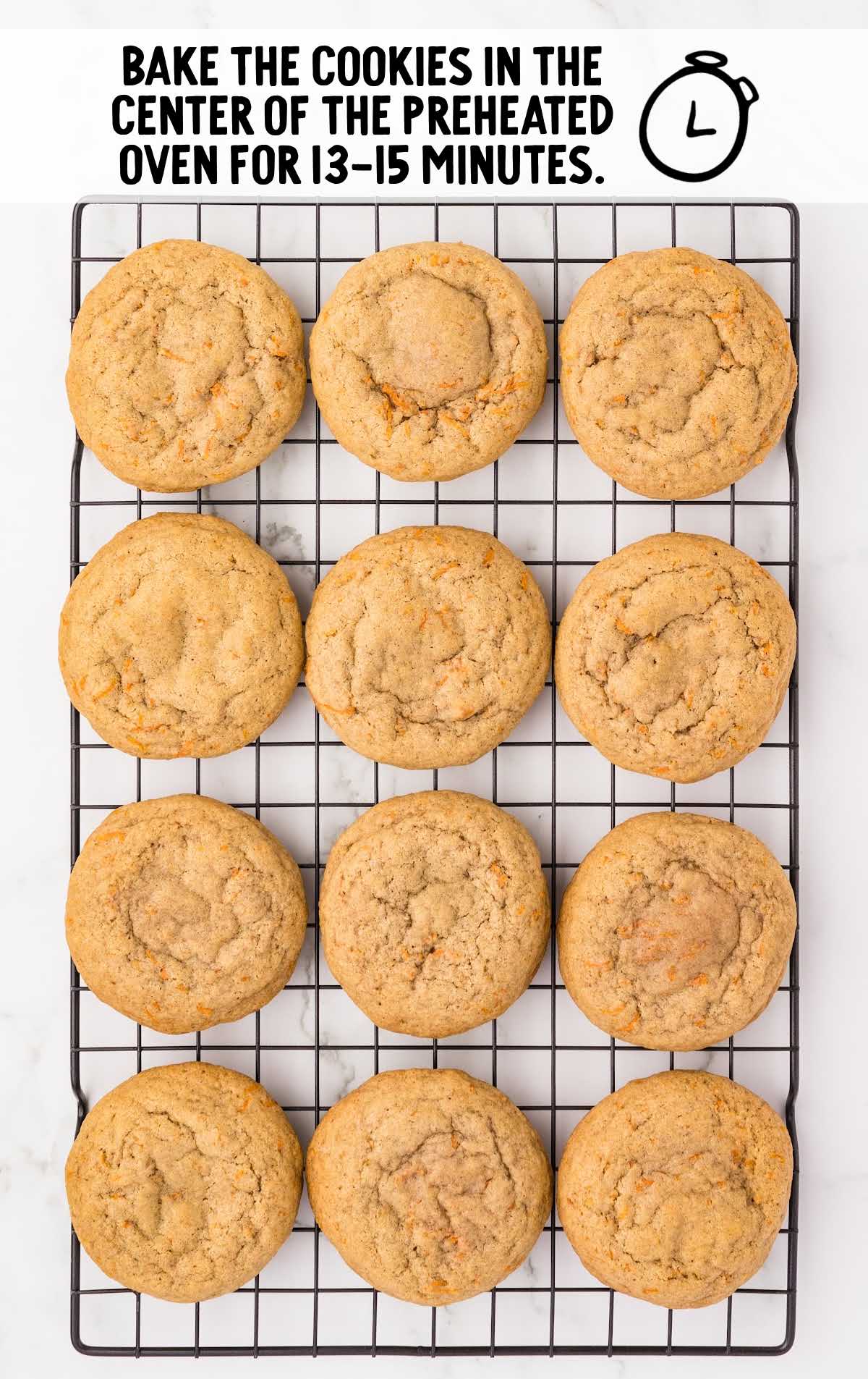 cookies placed on a baking sheet