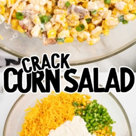 a bowl of Cracked Corn Salad