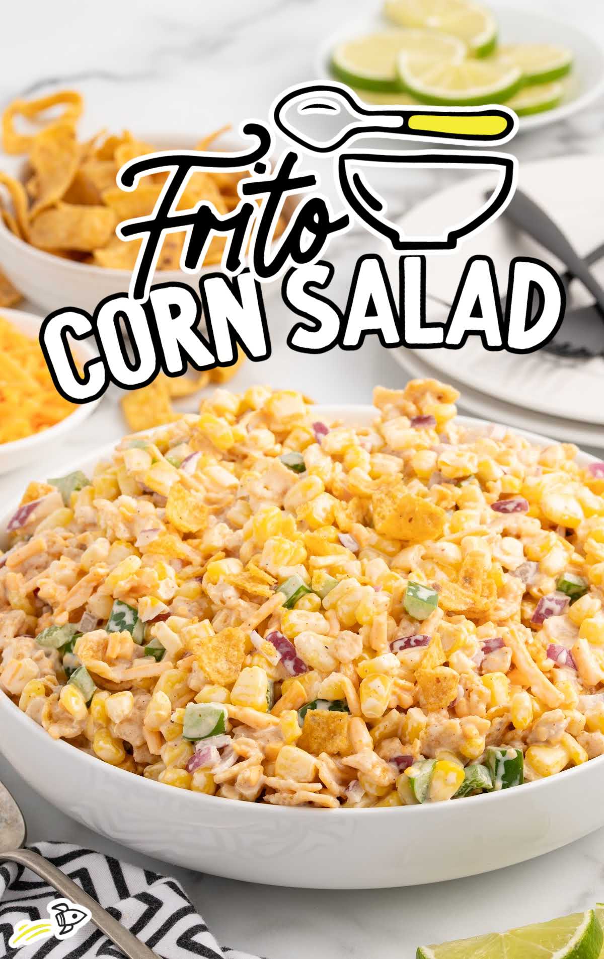 a bowl of Frito Corn Salad