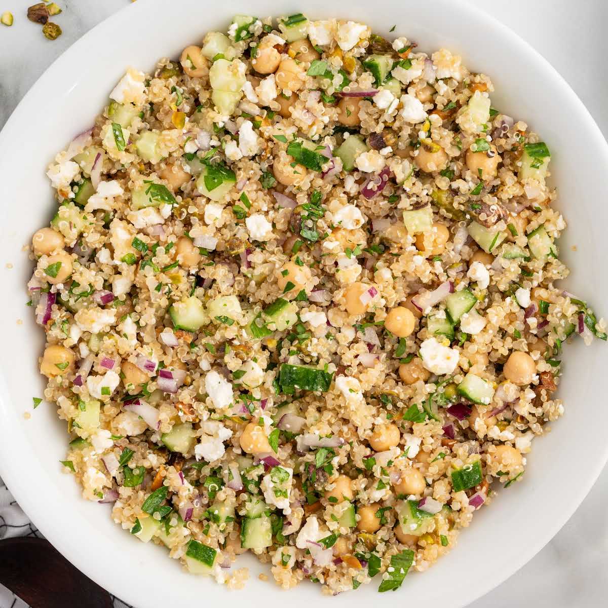 a plate of Jennifer Aniston Salad
