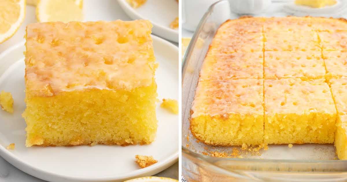 Lemon Jello Cake - Spaceships and Laser Beams
