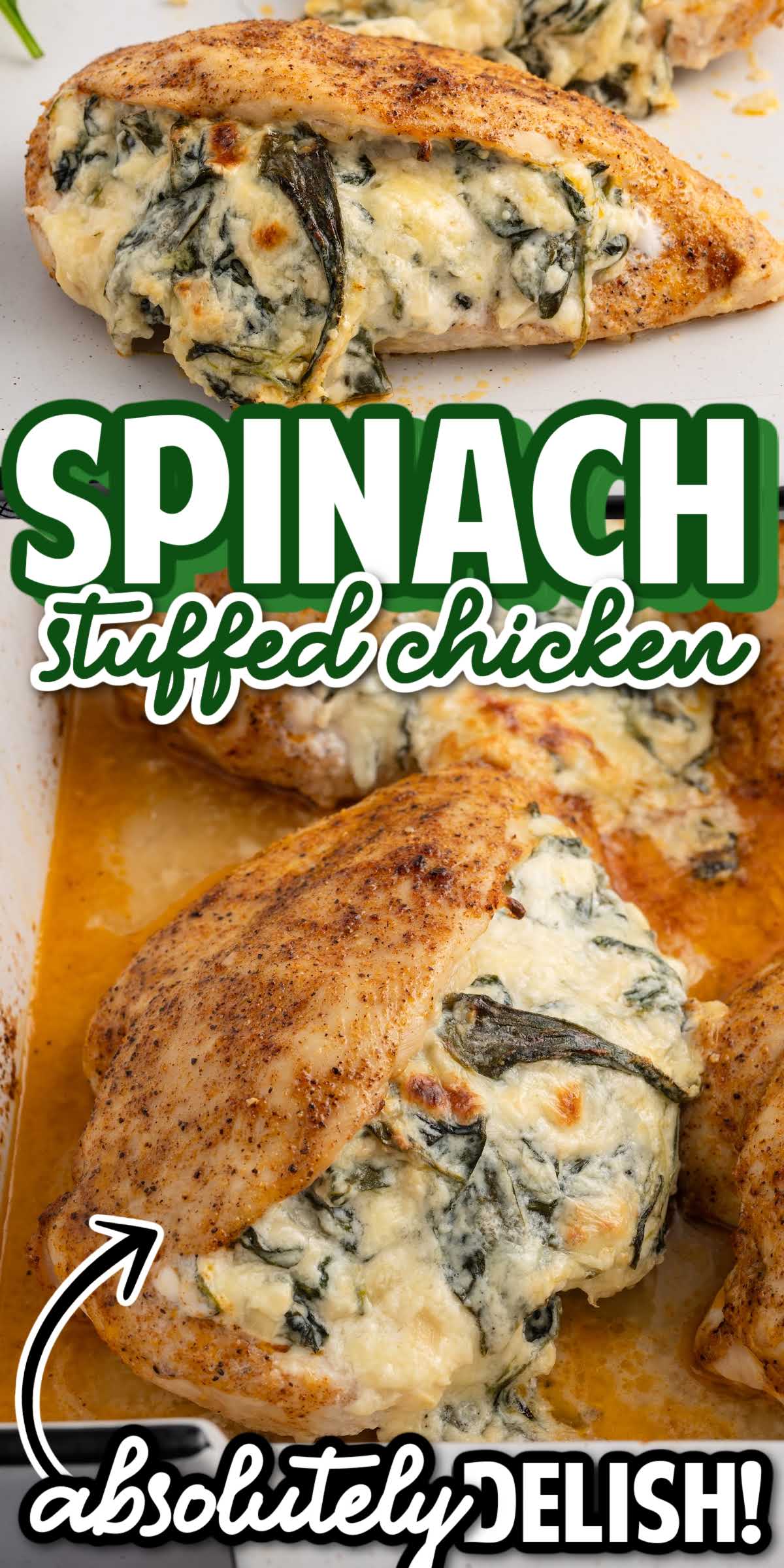 Spinach Stuffed Chicken Breast - Spaceships and Laser Beams