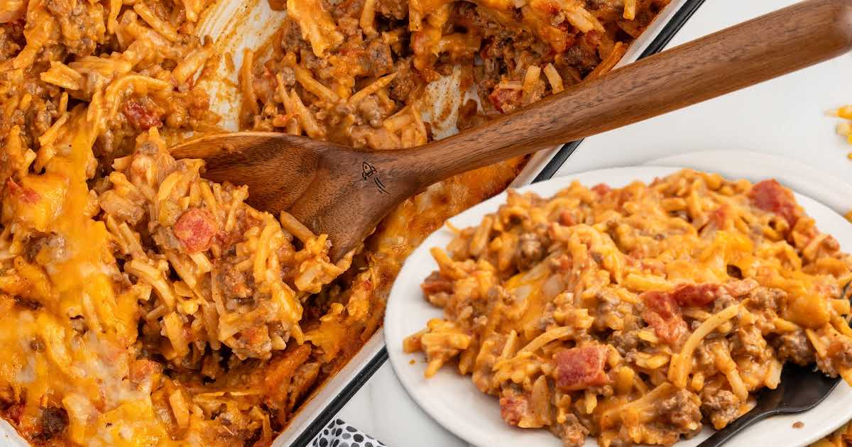 Taco Potato Casserole - Spaceships and Laser Beams