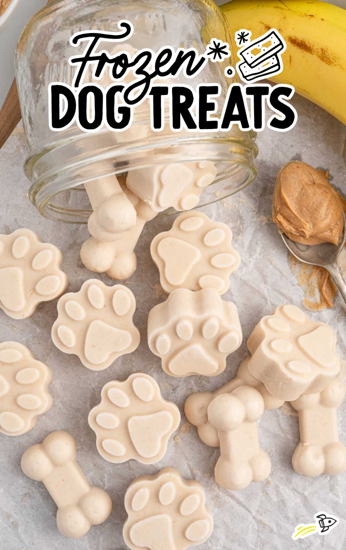 a bunch of Frozen Dog Treats