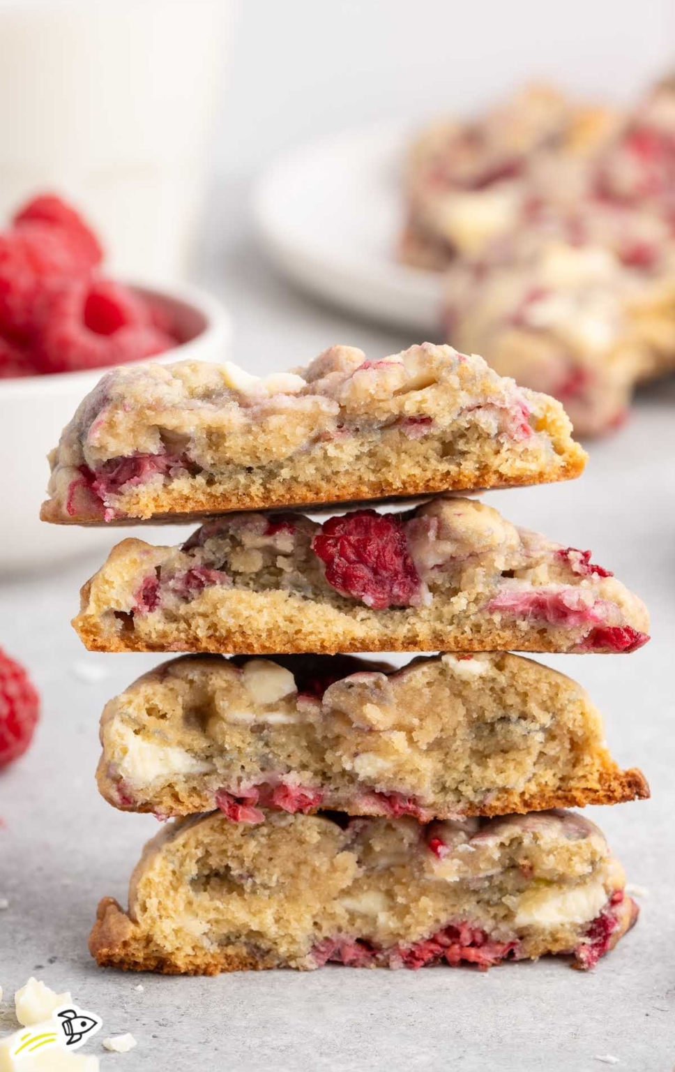 White Chocolate Raspberry Cookies - Spaceships and Laser Beams