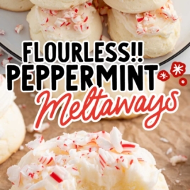 a bunch of Peppermint Meltaways on a plate