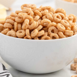 a bowl of Hot Buttered Cheerios