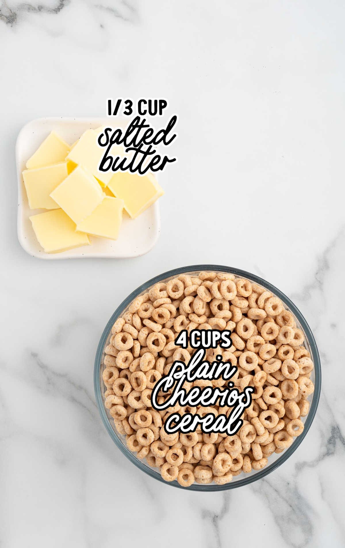 Hot Buttered Cheerios raw ingredients that are labeled