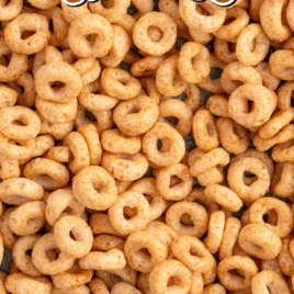 close up shot of a Hot Buttered Cheerios