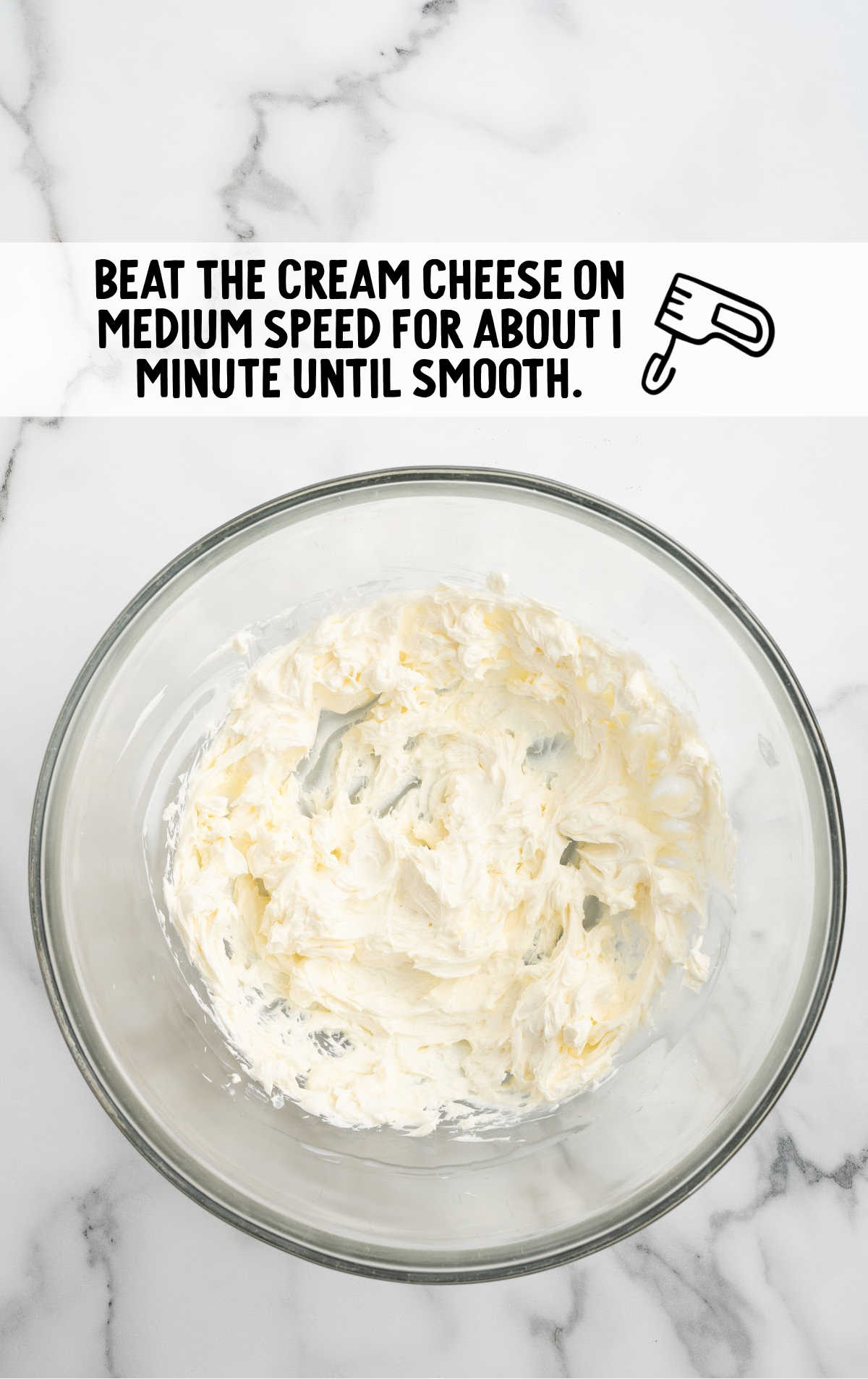 cream cheese beaten in a bowl