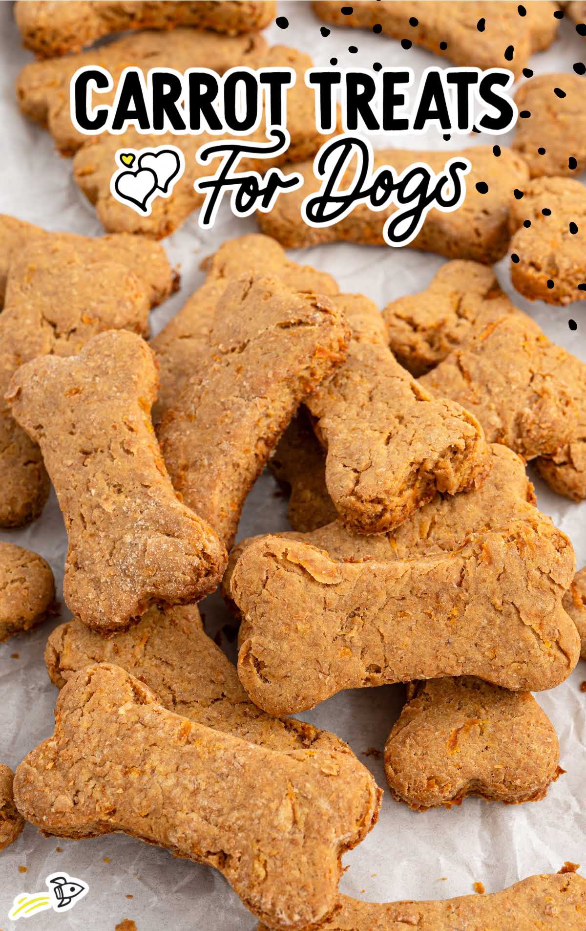 a bunch of Carrot Dog Treats