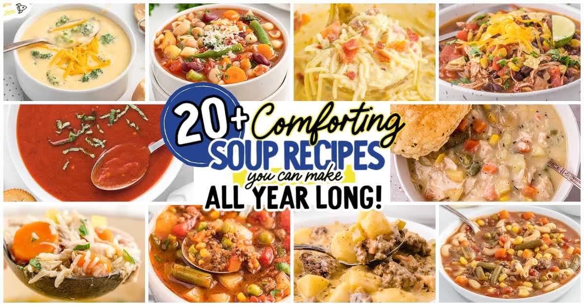 20+ Comforting Soup Recipes