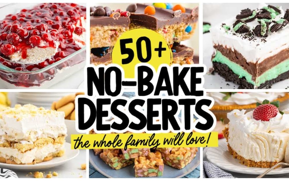 No Bake Desserts Round Up