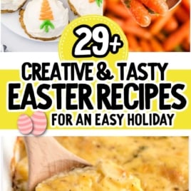 a collage of Easter recipes